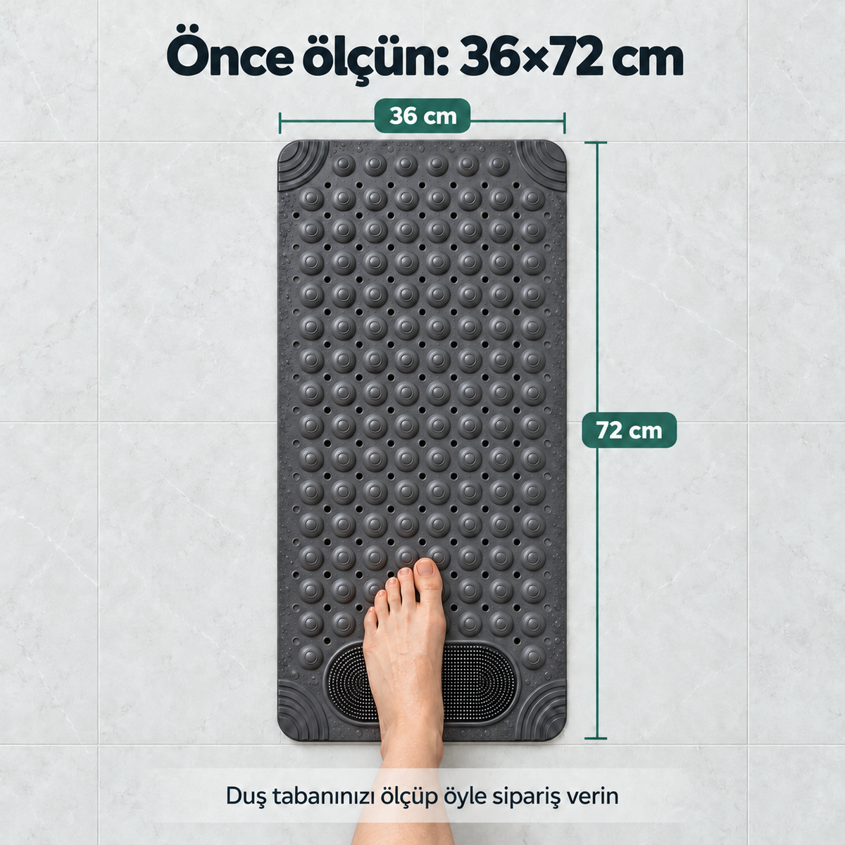 Vantuzlu Banyo ve Duş Kaydırmazı